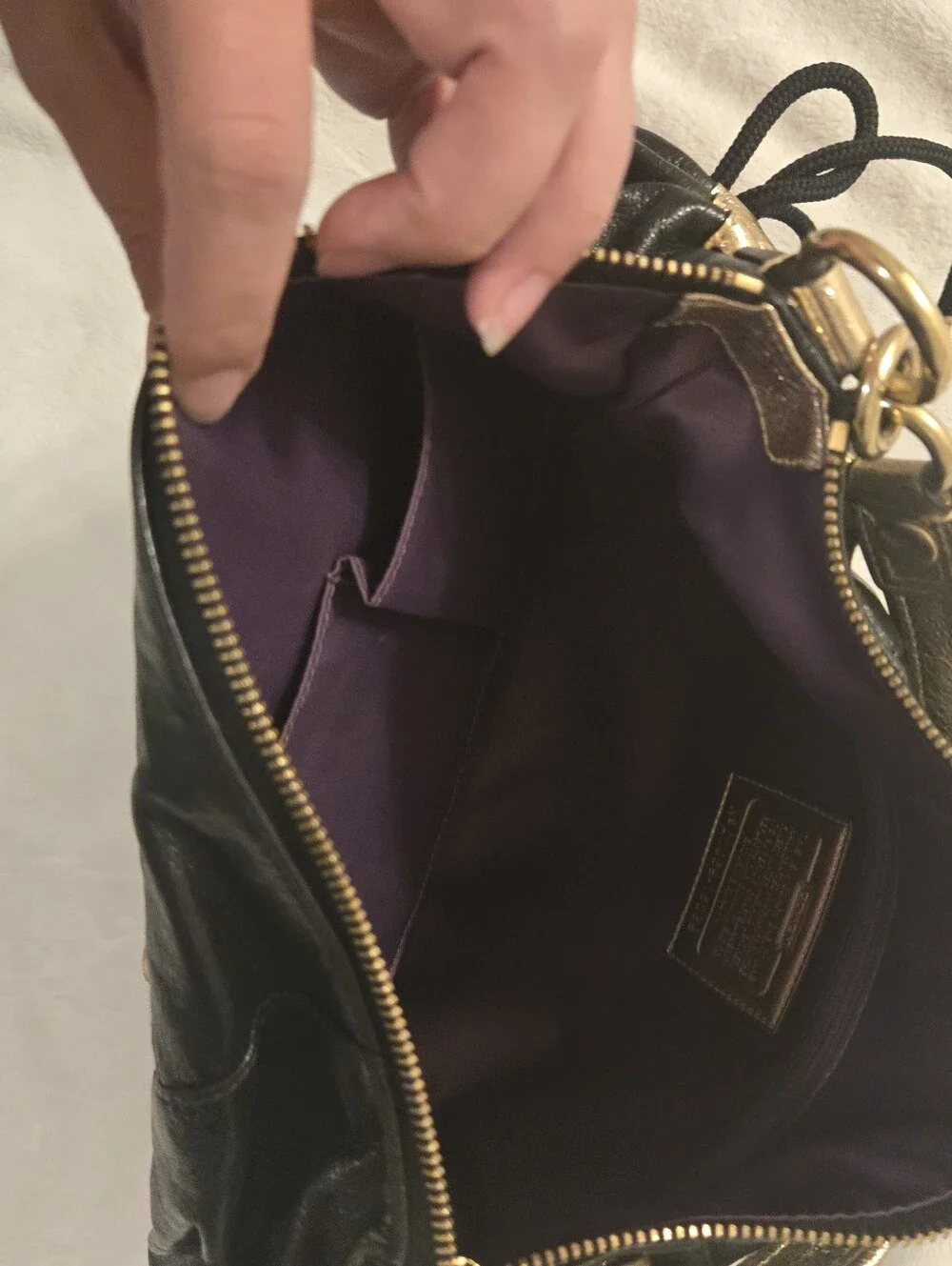 Coach Poppy Leather Jazzy -15289 - Licorice